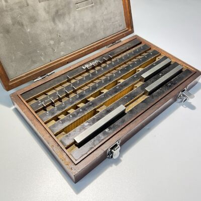 Measurement equipment and tools MITUTOYO Endmaß Satz (nicht komplett)