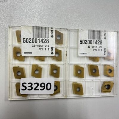 Indexable inserts BOTEK 502001428 - 22-0912-310