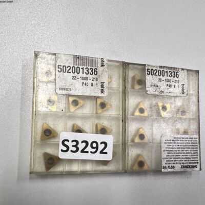 Indexable inserts BOTEK 502001336 - 22-1000-210