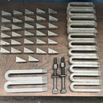 Spannmittel  Spanneisen Set