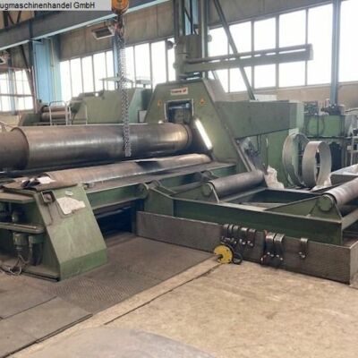 bending machine horizontal SCHÄFER 4-Walzen Rundbiegemaschine