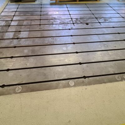 Aufspannplatte  Plattenfeld 31,5m²