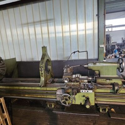 Leit- und Zugspindeldrehmaschine WOHLENBERG V 1000 x 4000