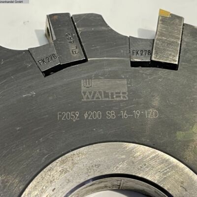 Insert milling cutter WALTER Wendeplattenfraser