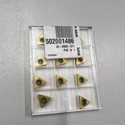 Indexable inserts BOTEK 502001486 - 22-0800-211