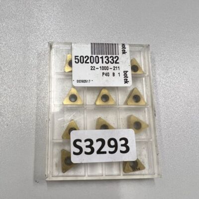 Indexable inserts BOTEK 502001332 - 22-1000-211